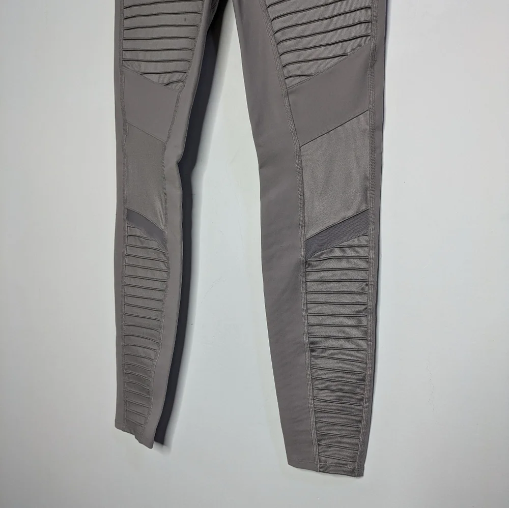 Alo Yoga Grey High Waist Moto Leggings S